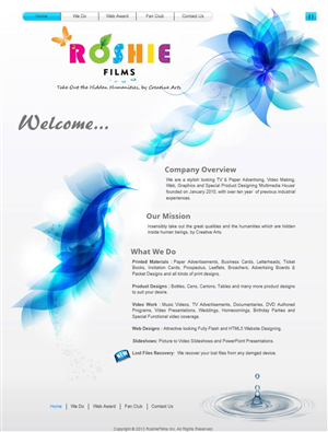 Wordpress Design by Roshie Films