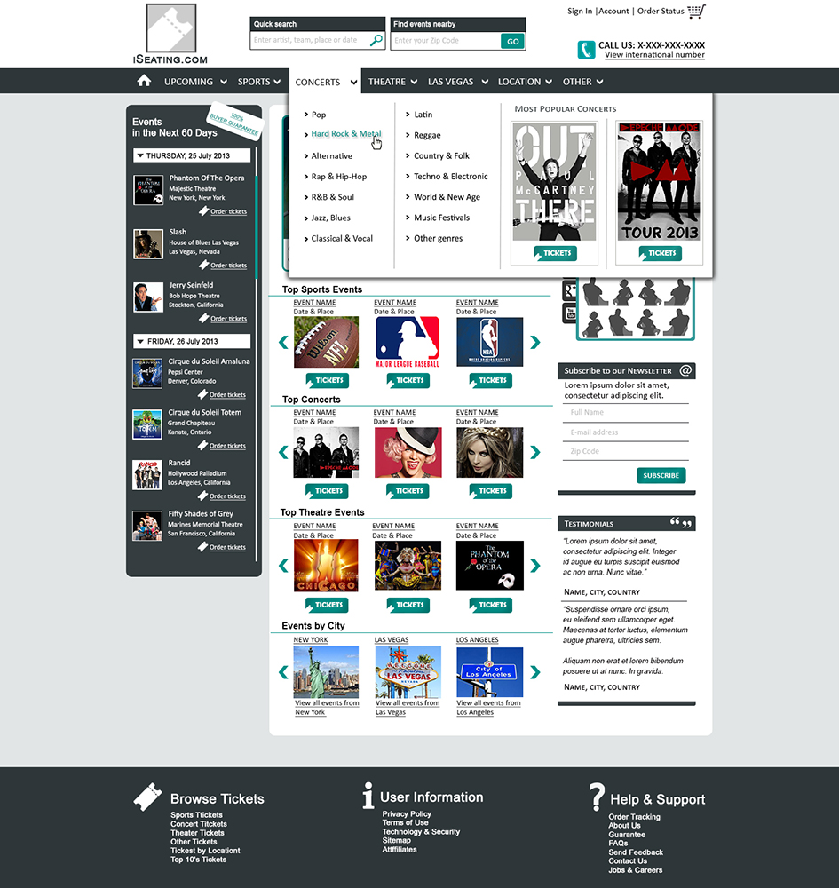 Web Design by Oana_D for this project | Design #2120114