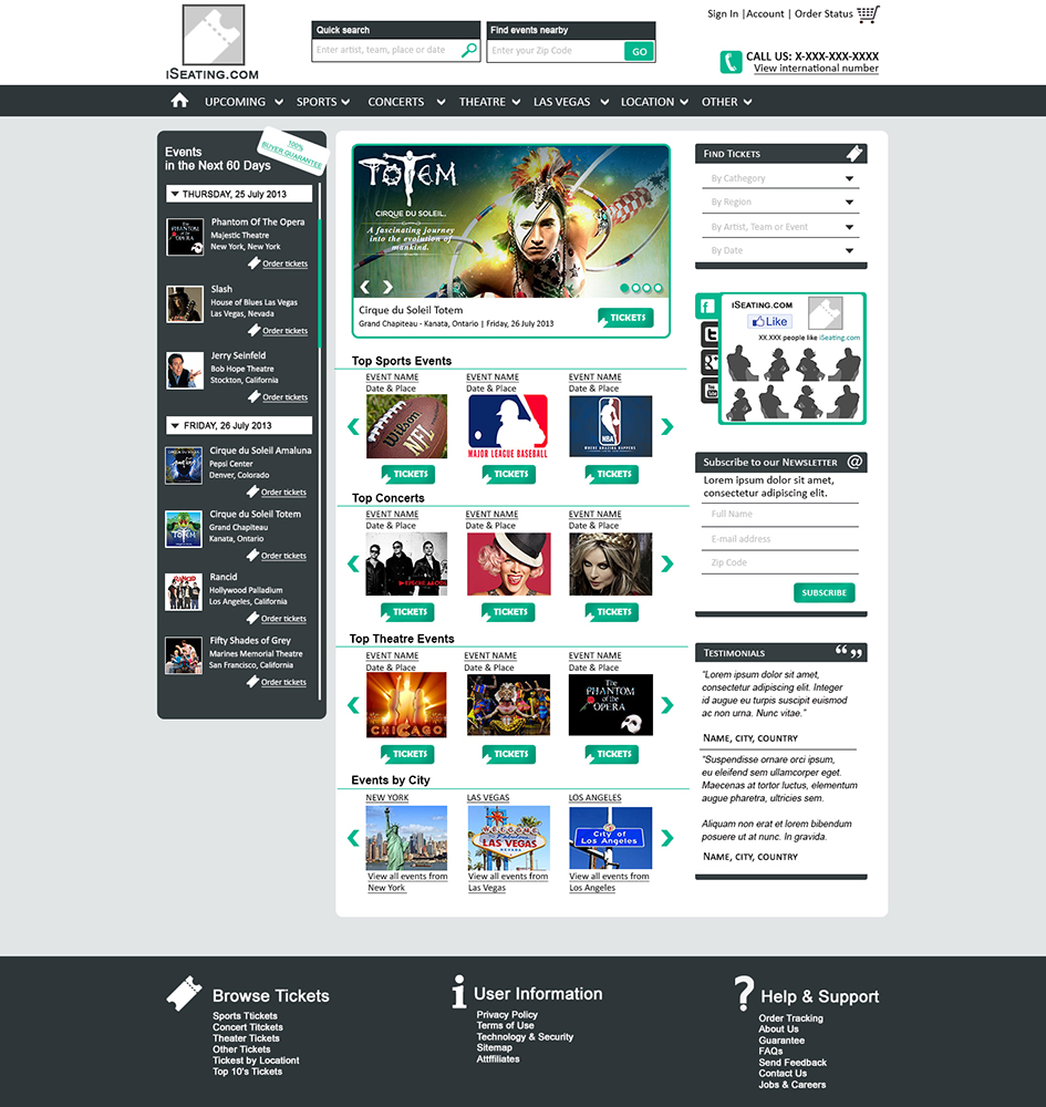 Web Design by Oana_D for this project | Design #2120120