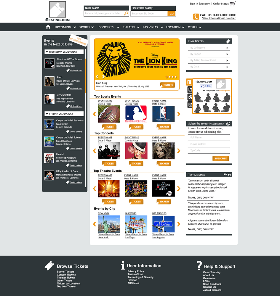 Web Design by Oana_D for this project | Design #2120140