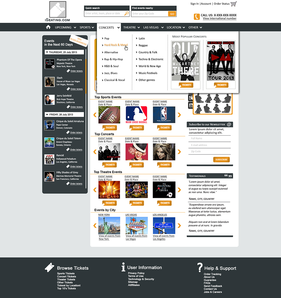 Web Design by Oana_D for this project | Design #2120148