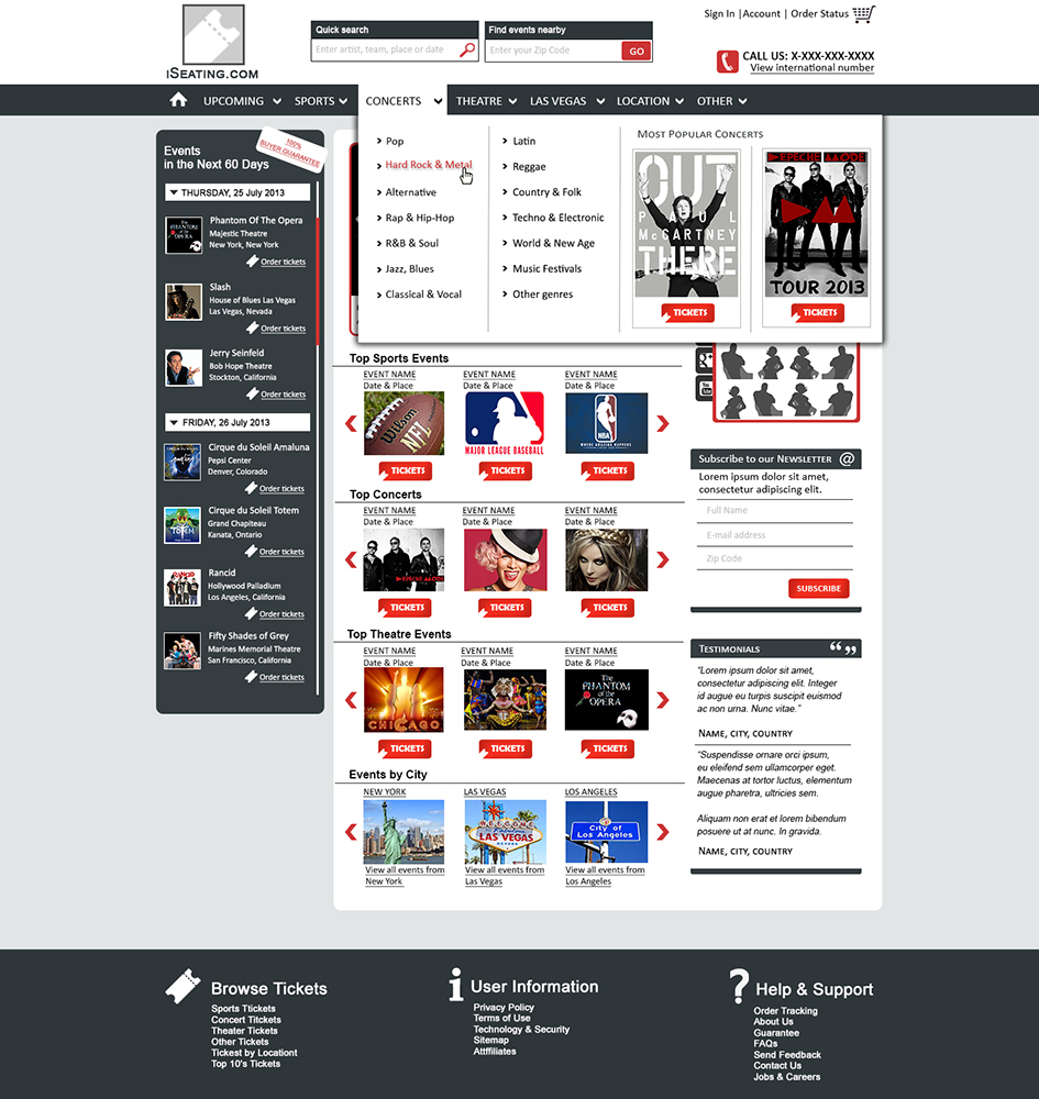 Web Design by Oana_D for this project | Design #2120165