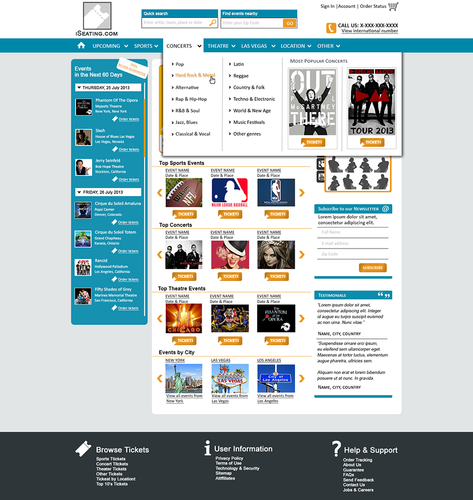 Web Design by Oana_D for this project | Design #2120182