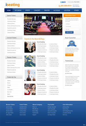 Web Design par pb pour ce projet | Design #2099512
