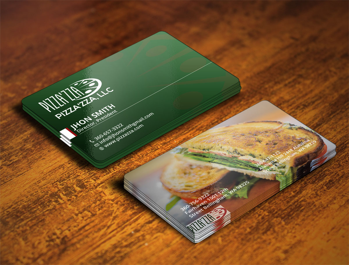 Business Card Design by Verified artistry (Design garden) for Pizzazza | Design #9247865