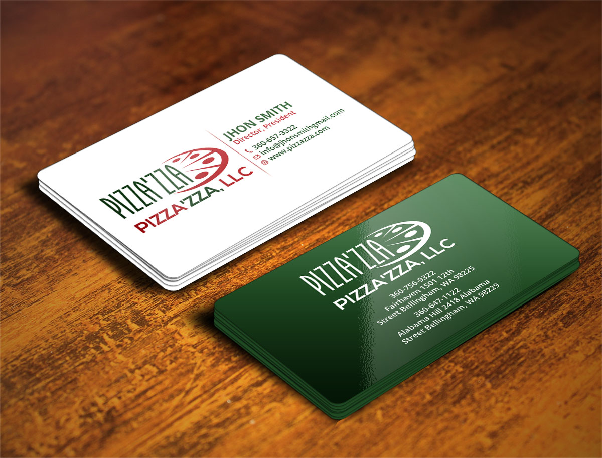 Business Card Design by Verified artistry (Design garden) for Pizzazza | Design #9247866