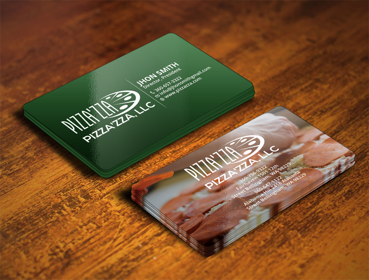 Business Card Design by Verified artistry (Design garden) for Pizzazza | Design #9247867
