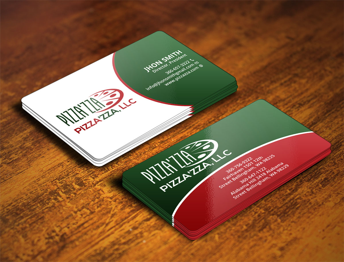 Business Card Design by Verified artistry (Design garden) for Pizzazza | Design #9247868