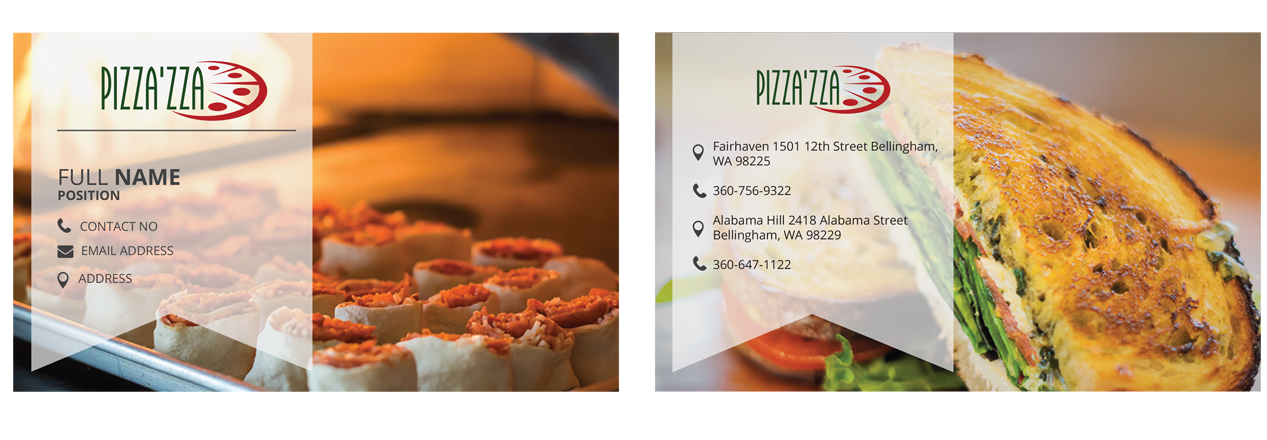 Business Card Design by Graphicient for Pizzazza | Design #9248271