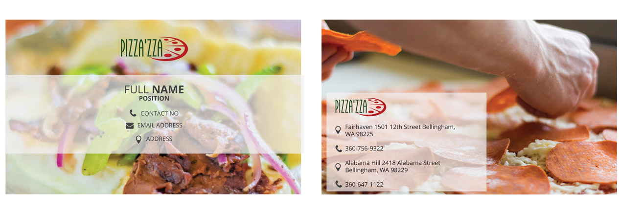 Business Card Design by Graphicient for Pizzazza | Design #9248273