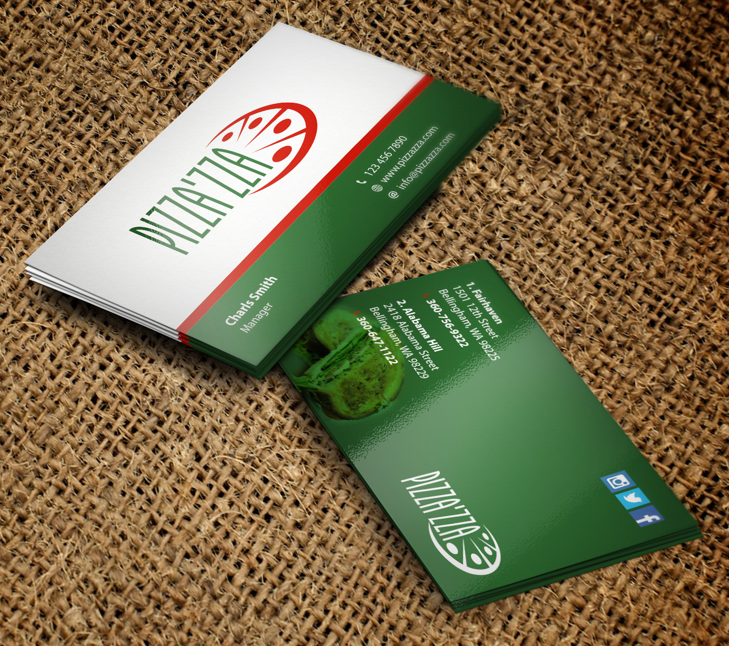 Business Card Design by PD Studios for Pizzazza | Design #9268120