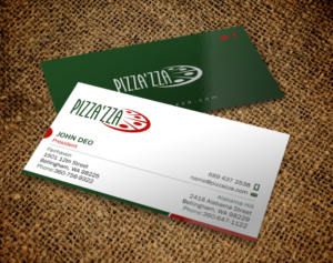Business Card Design by Brand aid for Pizzazza | Design: #9211148