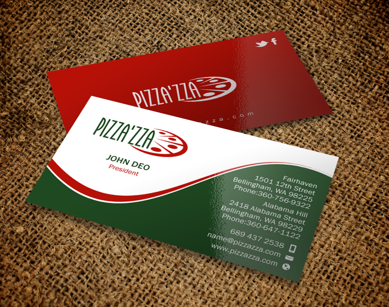 Business Card Design by Brand aid for Pizzazza | Design #9211150