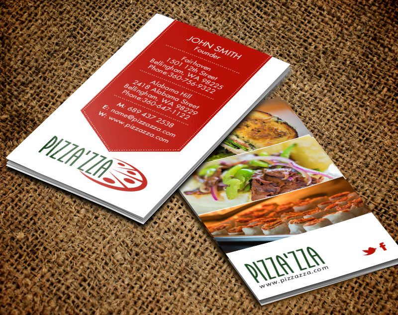 Business Card Design by chandrayaan.creative for Pizzazza | Design #9211341