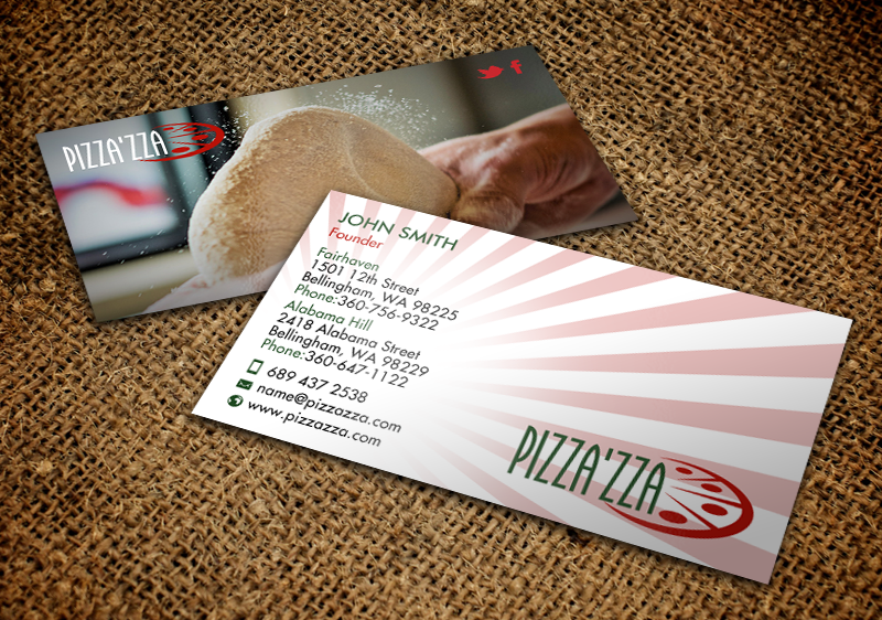 Business Card Design by chandrayaan.creative for Pizzazza | Design #9211344