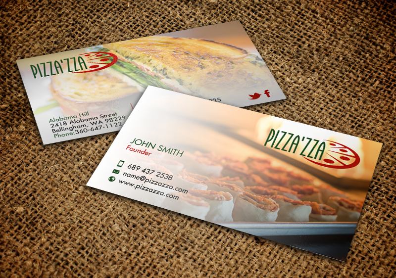 Business Card Design by chandrayaan.creative for Pizzazza | Design #9211346
