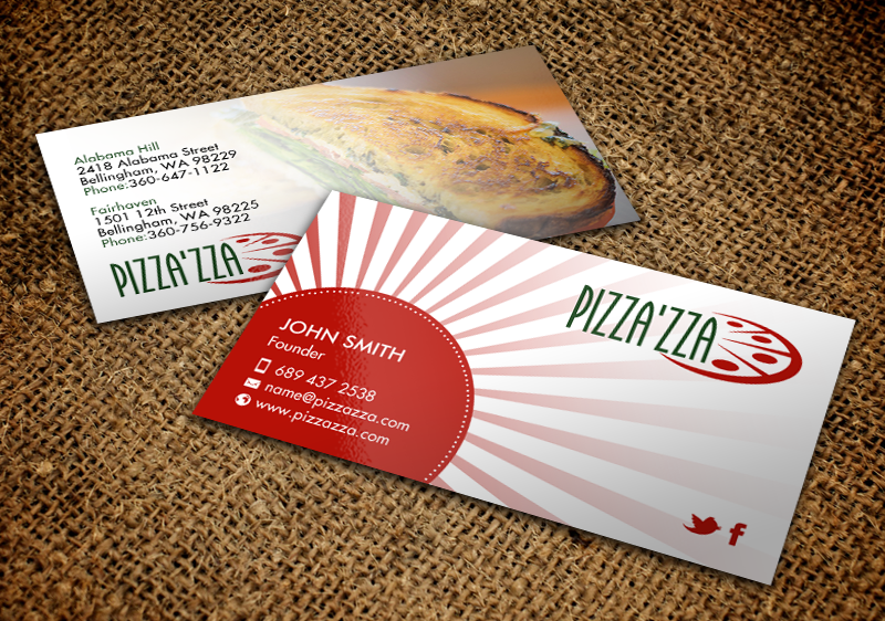 Business Card Design by chandrayaan.creative for Pizzazza | Design #9211349