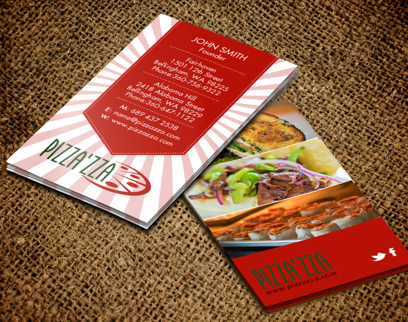 Business Card Design by chandrayaan.creative for Pizzazza | Design #9211351