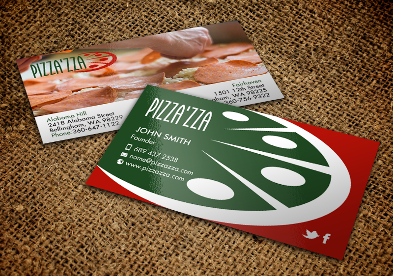 Business Card Design by chandrayaan.creative for Pizzazza | Design #9211353