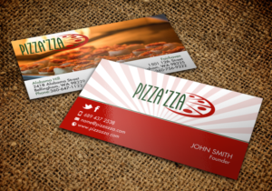 Business Card Design by chandrayaan.creative for Pizzazza | Design: #9211356