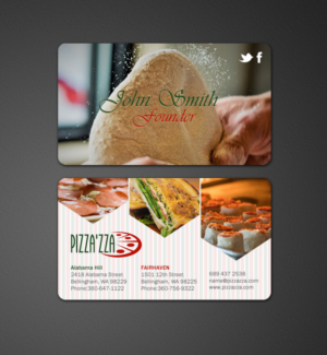 Business Card Design by chandrayaan.creative for Pizzazza | Design: #9227561