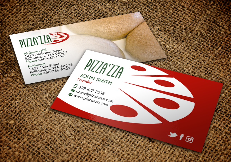Business Card Design by chandrayaan.creative for Pizzazza | Design #9433511