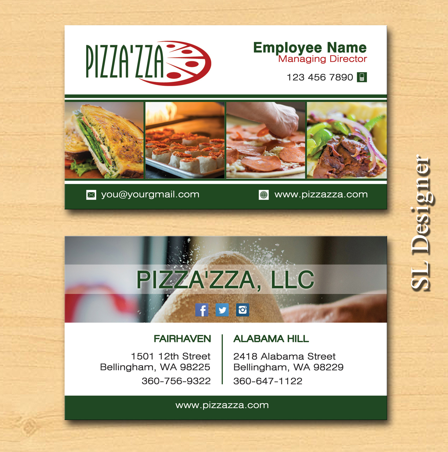 Business Card Design by SL Designer for Pizzazza | Design #9211153