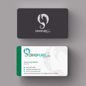 Design de Carte de Visite par INDIAN_Ashok pour CryoPure Spa, LLC. | Design : #9208156