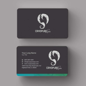 Design de Carte de Visite par INDIAN_Ashok pour CryoPure Spa, LLC. | Design : #9208157