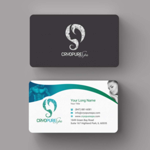Design de Carte de Visite par INDIAN_Ashok pour CryoPure Spa, LLC. | Design : #9208158