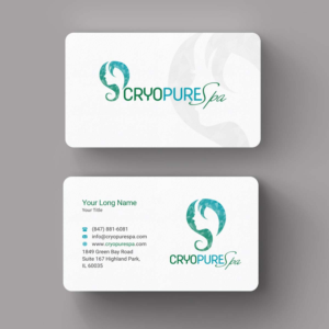 Design de Carte de Visite par INDIAN_Ashok pour CryoPure Spa, LLC. | Design : #9208162