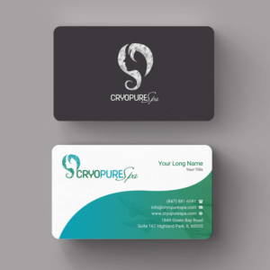 Design de Carte de Visite par INDIAN_Ashok pour CryoPure Spa, LLC. | Design : #9208163
