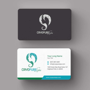Design de Carte de Visite par INDIAN_Ashok pour CryoPure Spa, LLC. | Design : #9208166