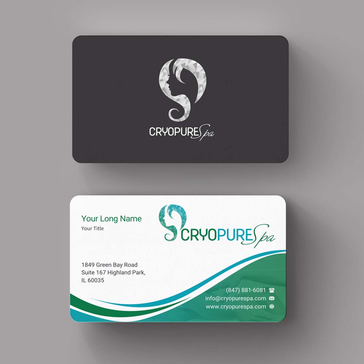 Diseño de Tarjeta de Presentación por INDIAN_Ashok para CryoPure Spa, LLC. | Diseño #9208168
