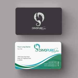 Design de Carte de Visite par INDIAN_Ashok pour CryoPure Spa, LLC. | Design : #9208168