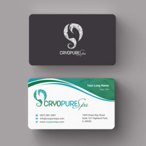 Design de Carte de Visite par INDIAN_Ashok pour CryoPure Spa, LLC. | Design : #9208170