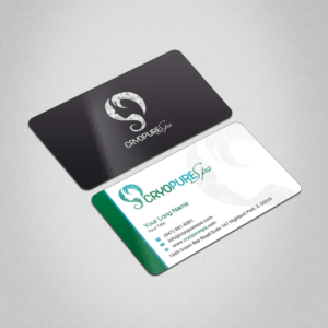Business Card Design by INDIAN_Ashok for CryoPure Spa, LLC. | Design: #9208184