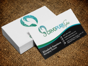 Design de Carte de Visite par Lanka Ama pour CryoPure Spa, LLC. | Design : #9208283