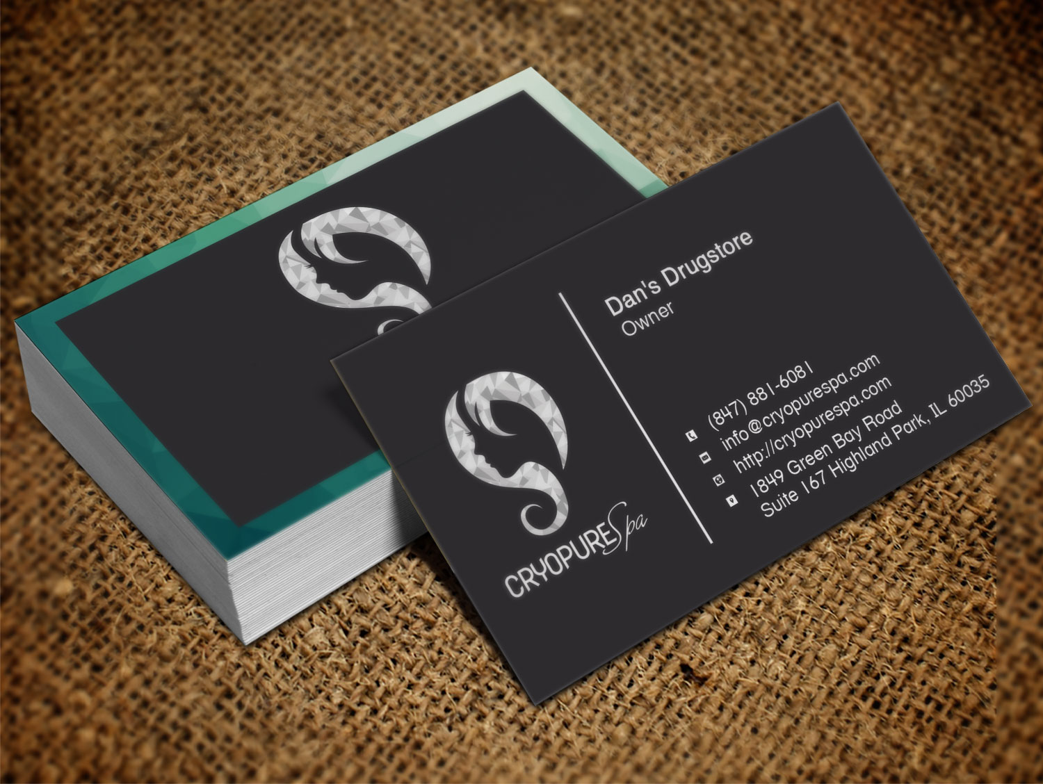 Diseño de Tarjeta de Presentación por Lanka Ama para CryoPure Spa, LLC. | Diseño #9208328