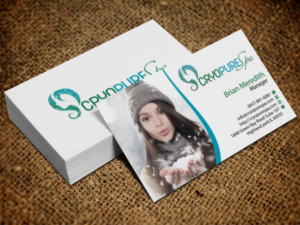 Design de Carte de Visite par Lanka Ama pour CryoPure Spa, LLC. | Design : #9208340