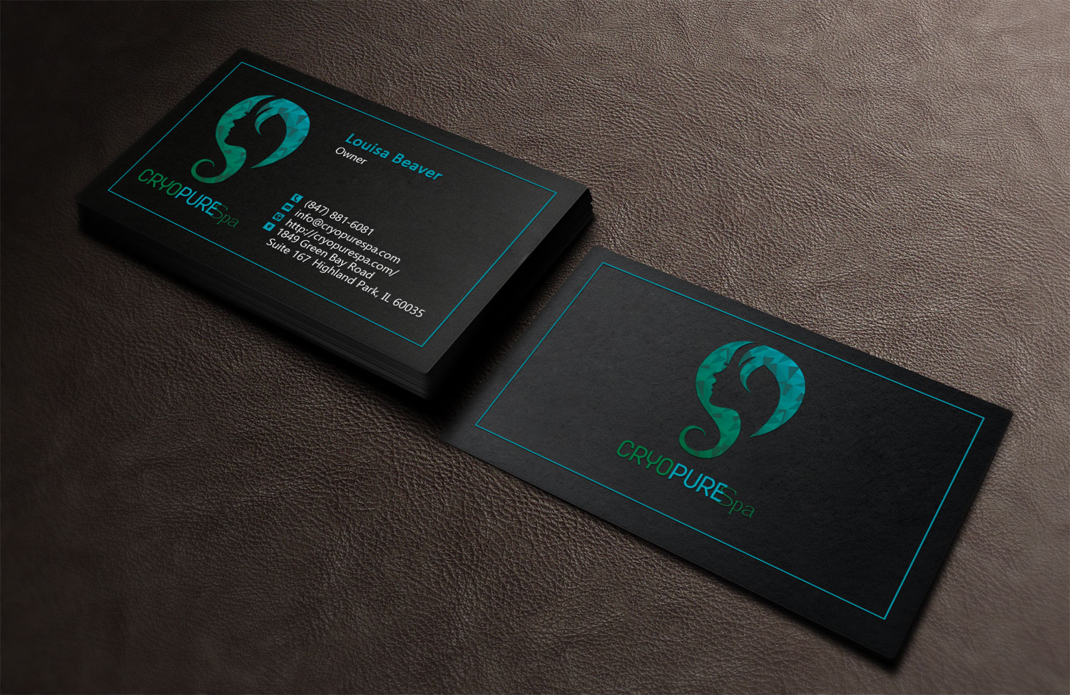 Design de Carte de Visite par Lanka Ama pour CryoPure Spa, LLC. | Design #9208348