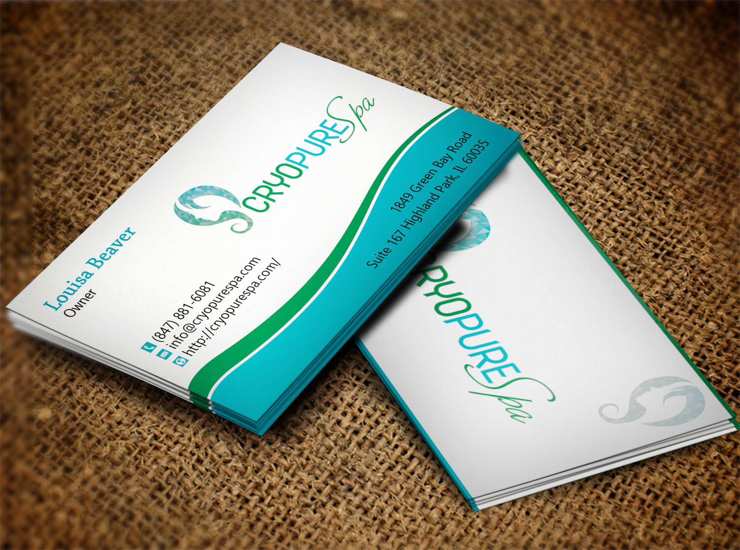 Diseño de Tarjeta de Presentación por Lanka Ama para CryoPure Spa, LLC. | Diseño #9208354