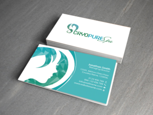 Business Card Design by Creations Box 2015 for CryoPure Spa, LLC. | Design: #9220816