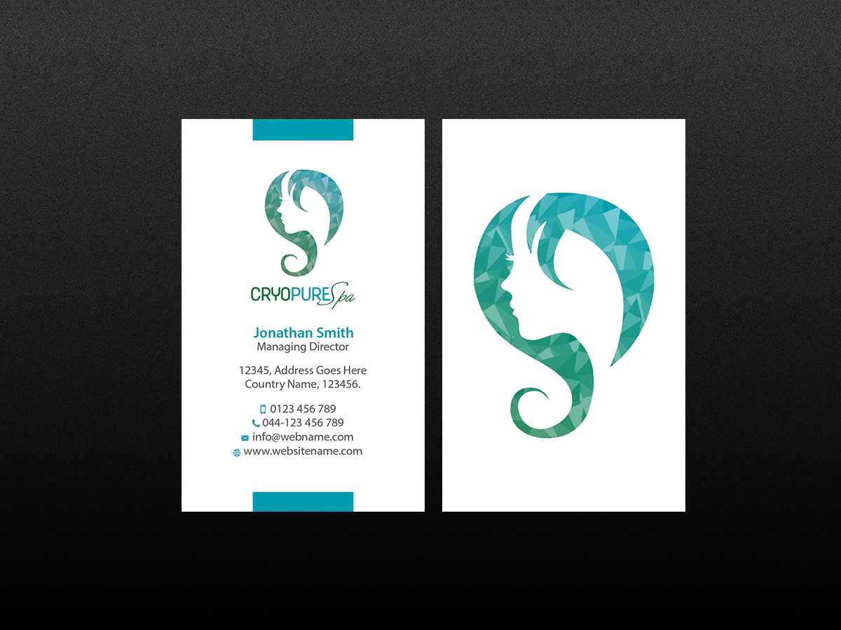 Design de Carte de Visite par Creations Box 2015 pour CryoPure Spa, LLC. | Design #9220817