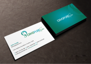 Business Card Design by Creations Box 2015 for CryoPure Spa, LLC. | Design: #9220837