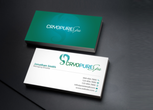 Business Card Design by Creations Box 2015 for CryoPure Spa, LLC. | Design: #9220843