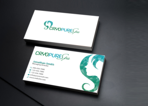 Business Card Design by Creations Box 2015 for CryoPure Spa, LLC. | Design: #9220845