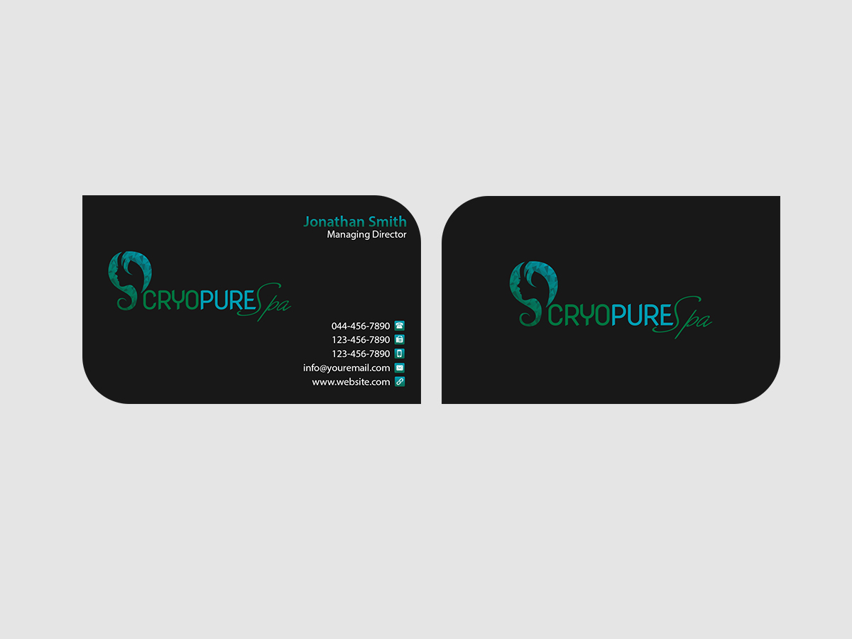 Design de Carte de Visite par Creations Box 2015 pour CryoPure Spa, LLC. | Design #9220850
