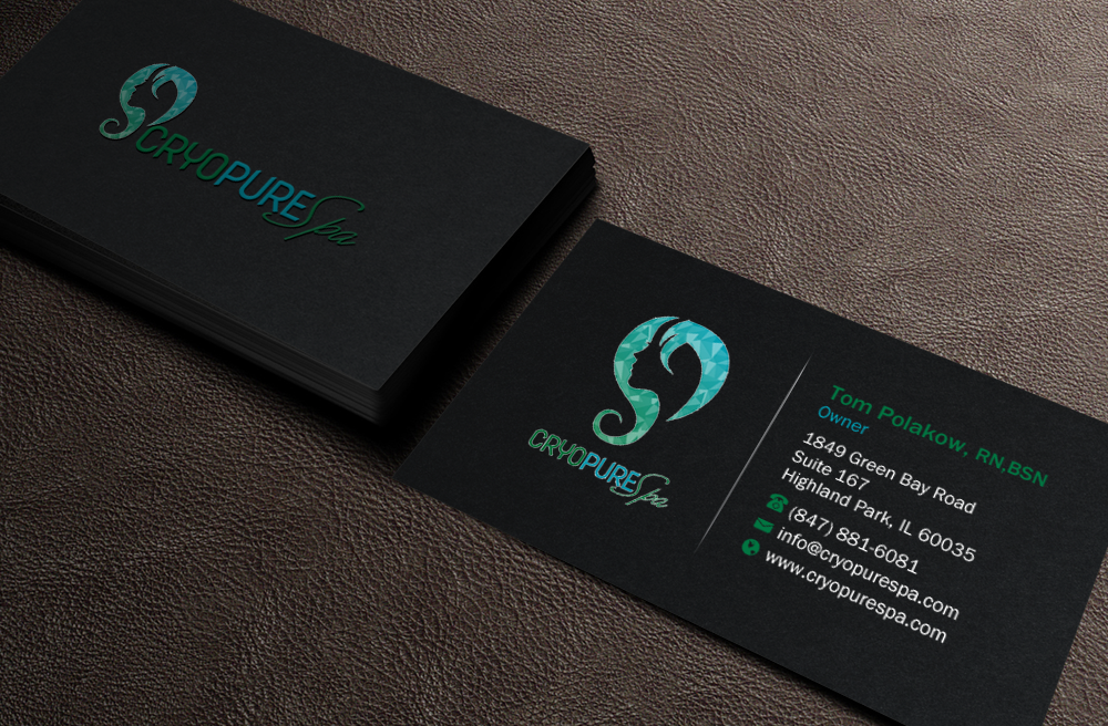 Visitenkarten-Design von Brand aid für CryoPure Spa, LLC. | Design #9209950