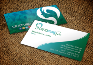 Design de Carte de Visite par chandrayaan.creative pour CryoPure Spa, LLC. | Design : #9209792
